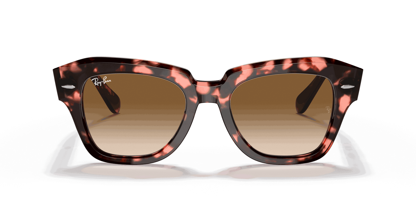 [Light Brown Gradient Lenses, Polished Pink Havana Frame]