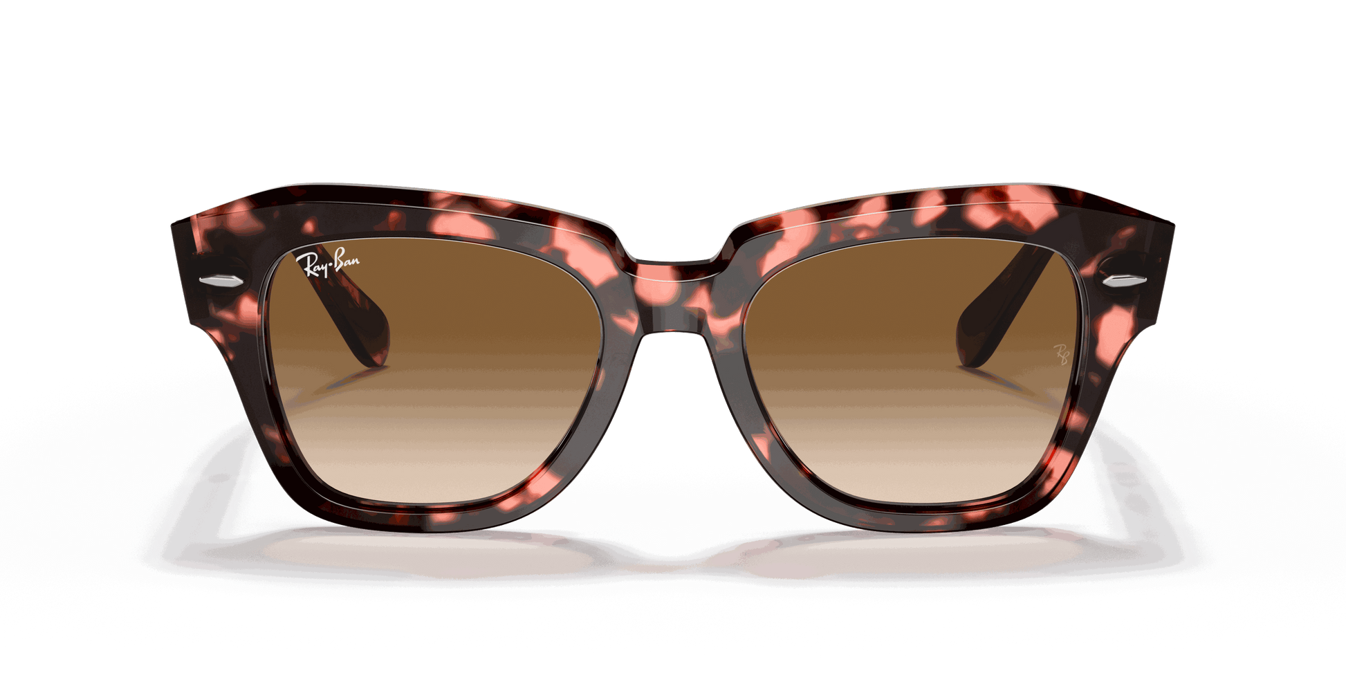 [Light Brown Gradient Lenses, Polished Pink Havana Frame]