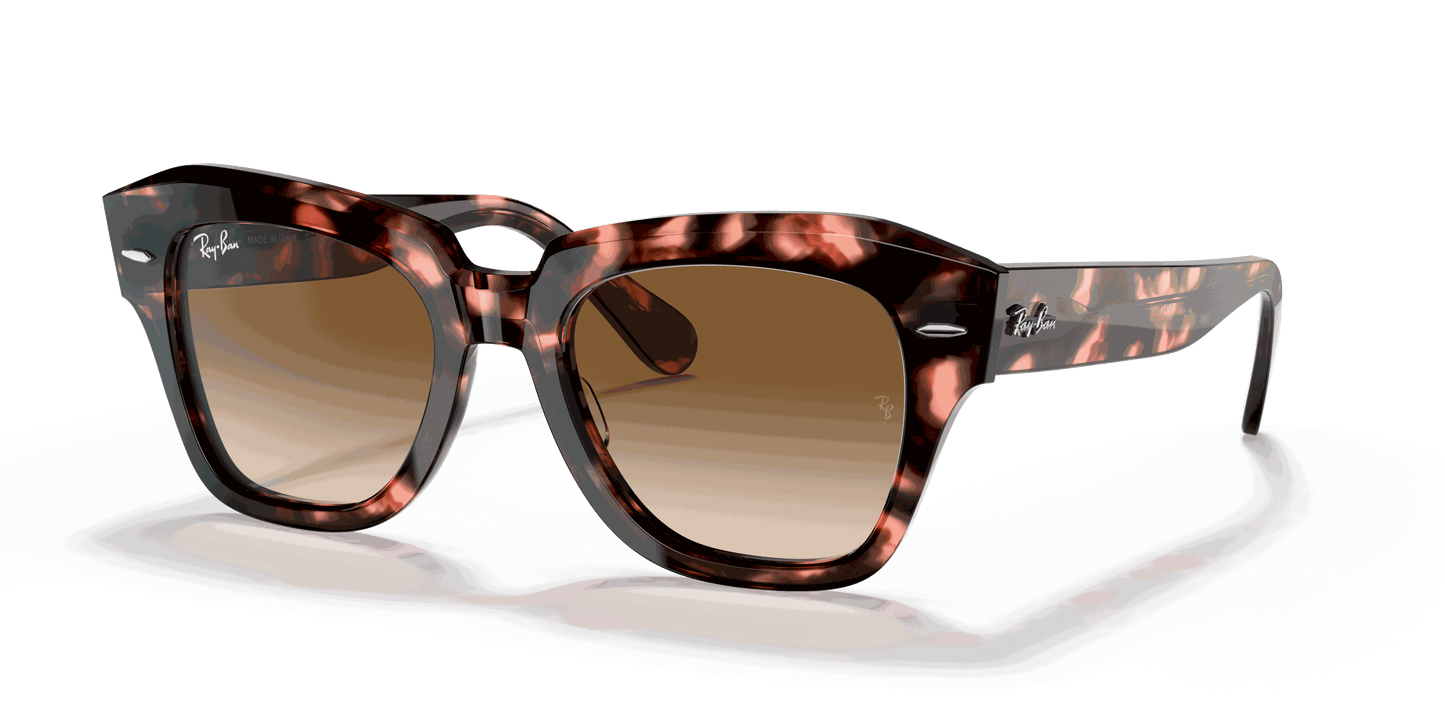 [Light Brown Gradient Lenses, Polished Pink Havana Frame]