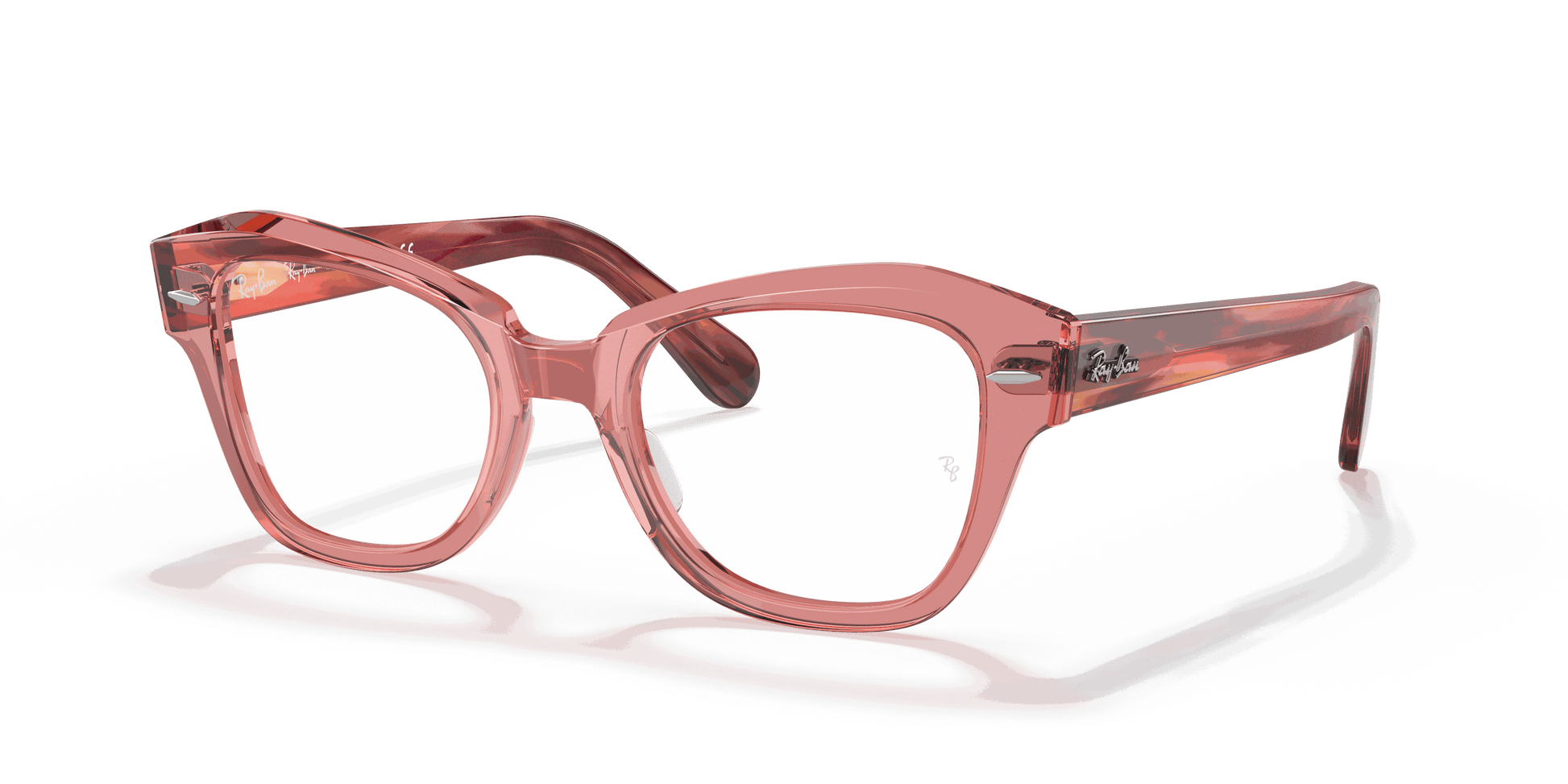 [Clear Lenses, Polished Transparent Pink Frame]