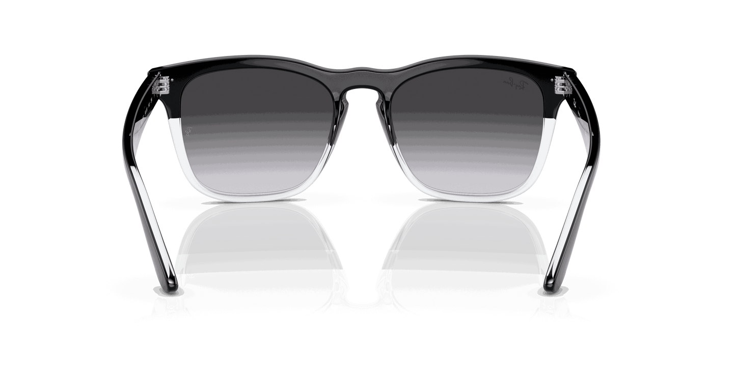 [Grey Lenses, Polished Black On Transparent Frame]