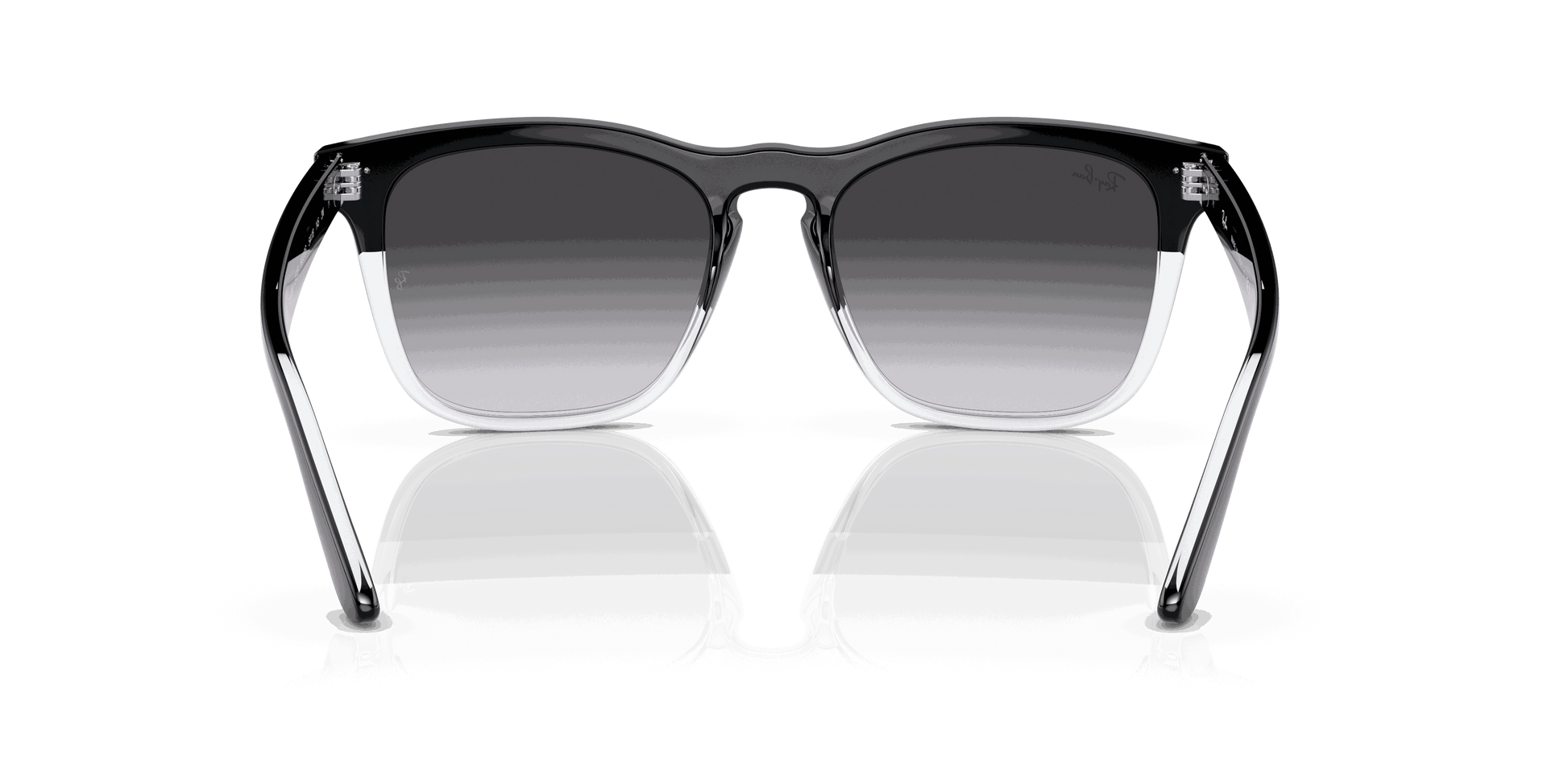 [Grey Lenses, Polished Black On Transparent Frame]