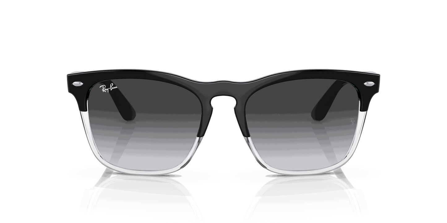 [Grey Lenses, Polished Black On Transparent Frame]