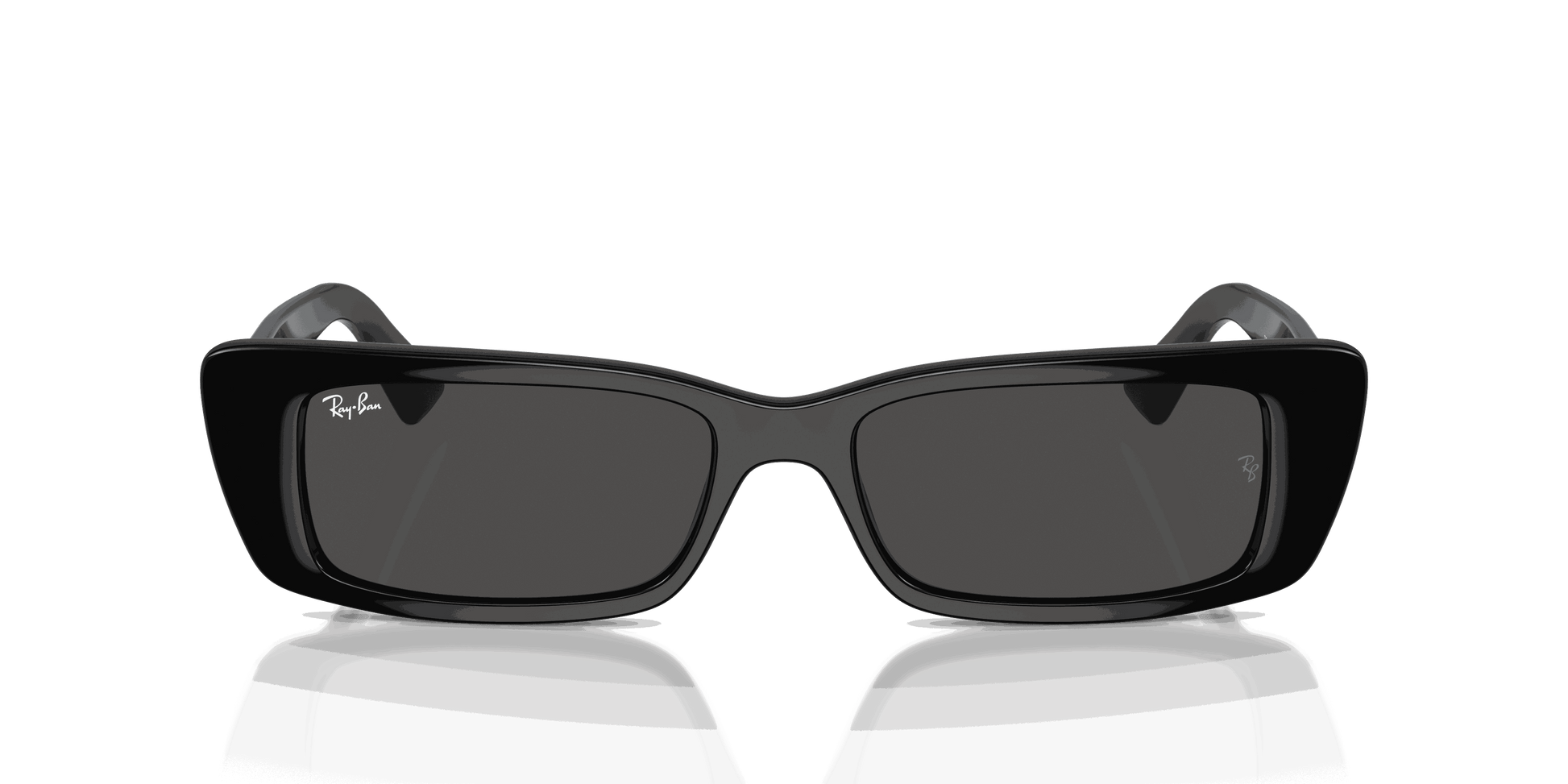 [Dark Grey Lenses, Polished Black Frame]