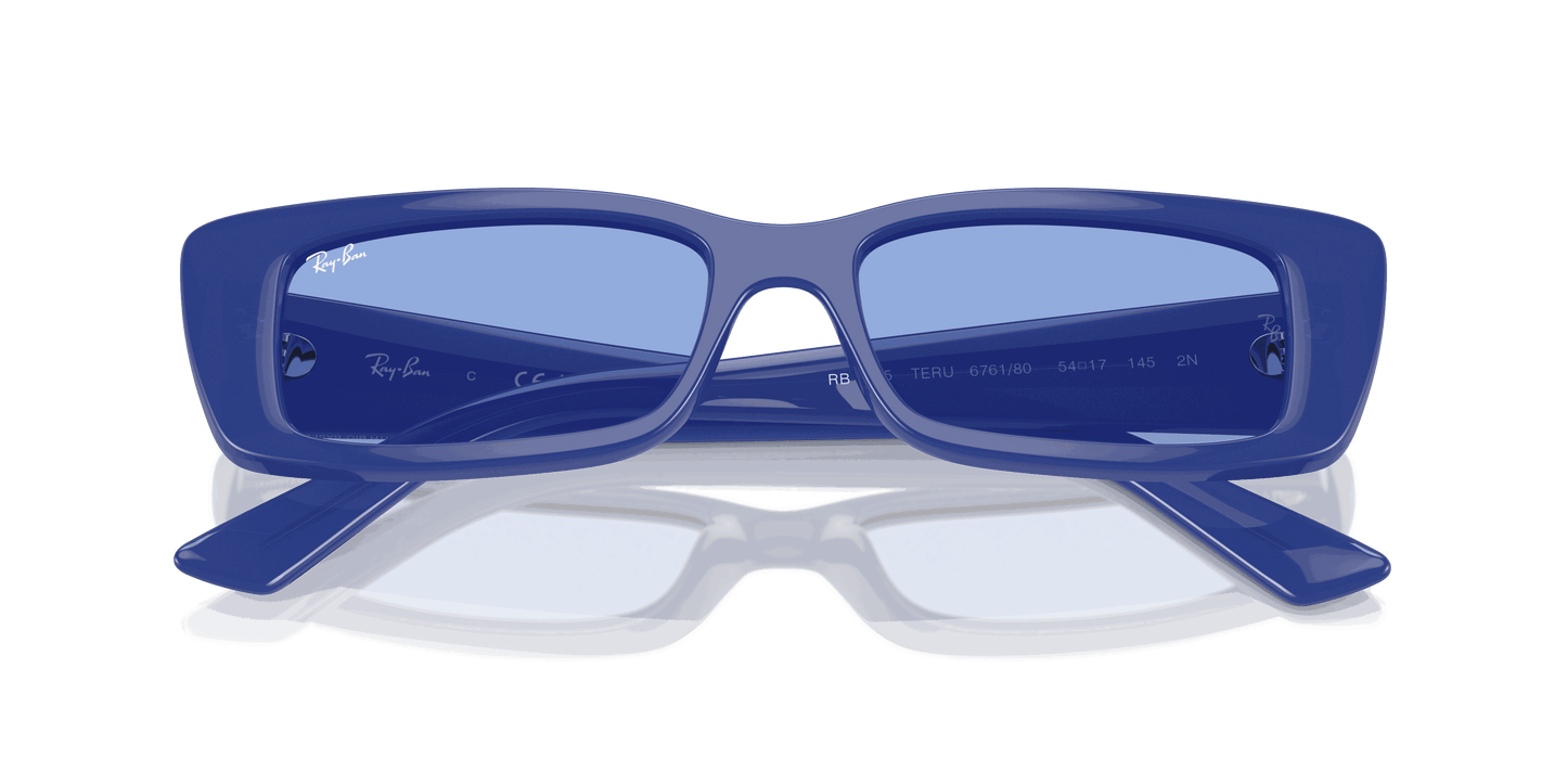 [Blue Lenses, Polished Electric Blue Frame]