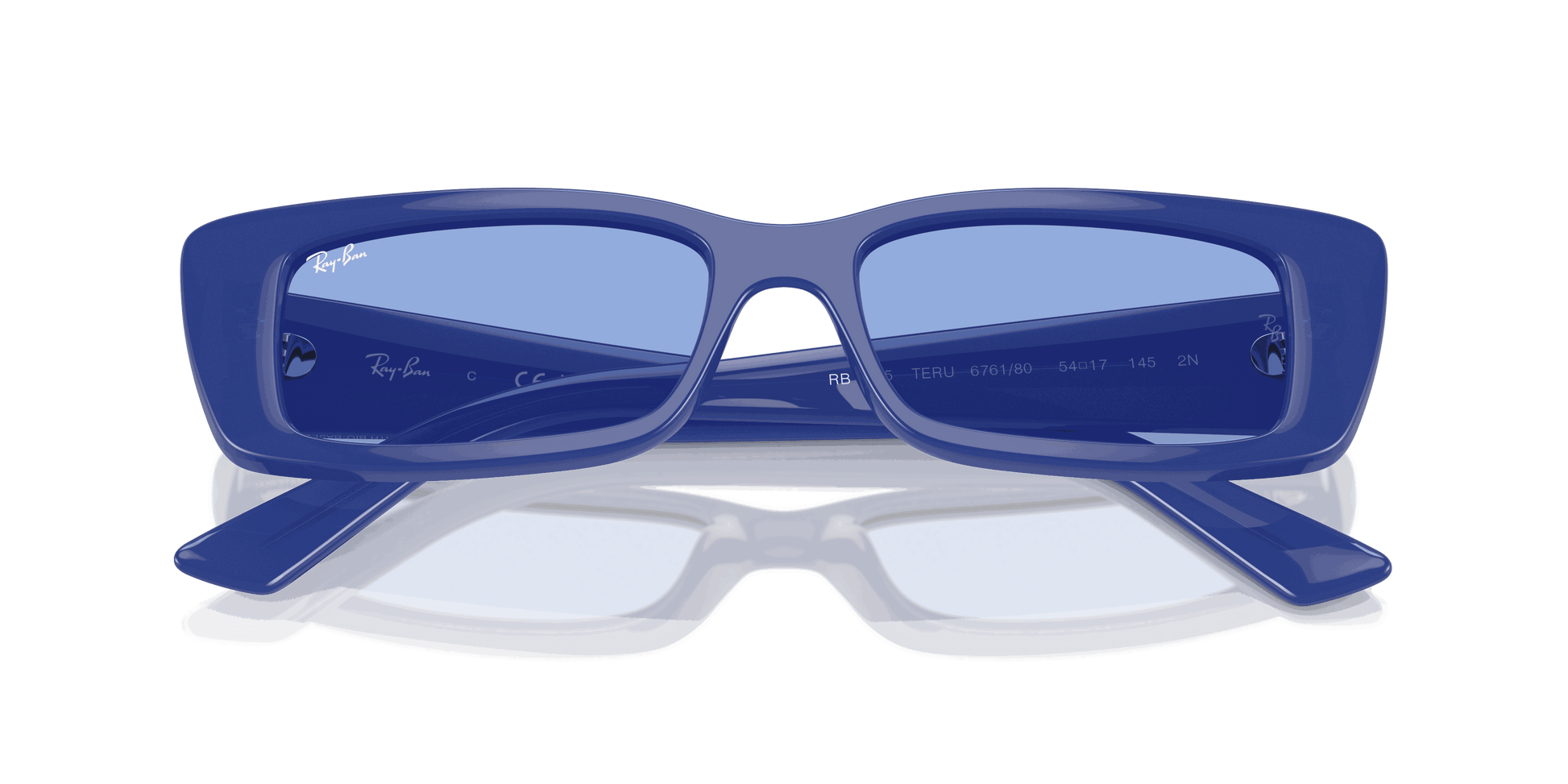 [Blue Lenses, Polished Electric Blue Frame]