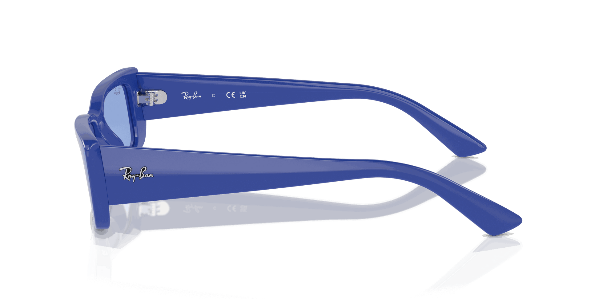 [Blue Lenses, Polished Electric Blue Frame]