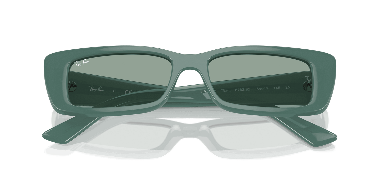 [Petrol Green Lenses, Polished Algae Green Frame]