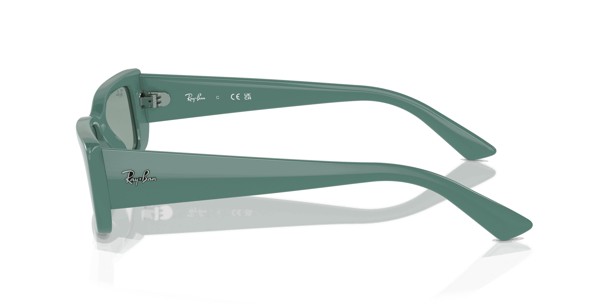 [Petrol Green Lenses, Polished Algae Green Frame]