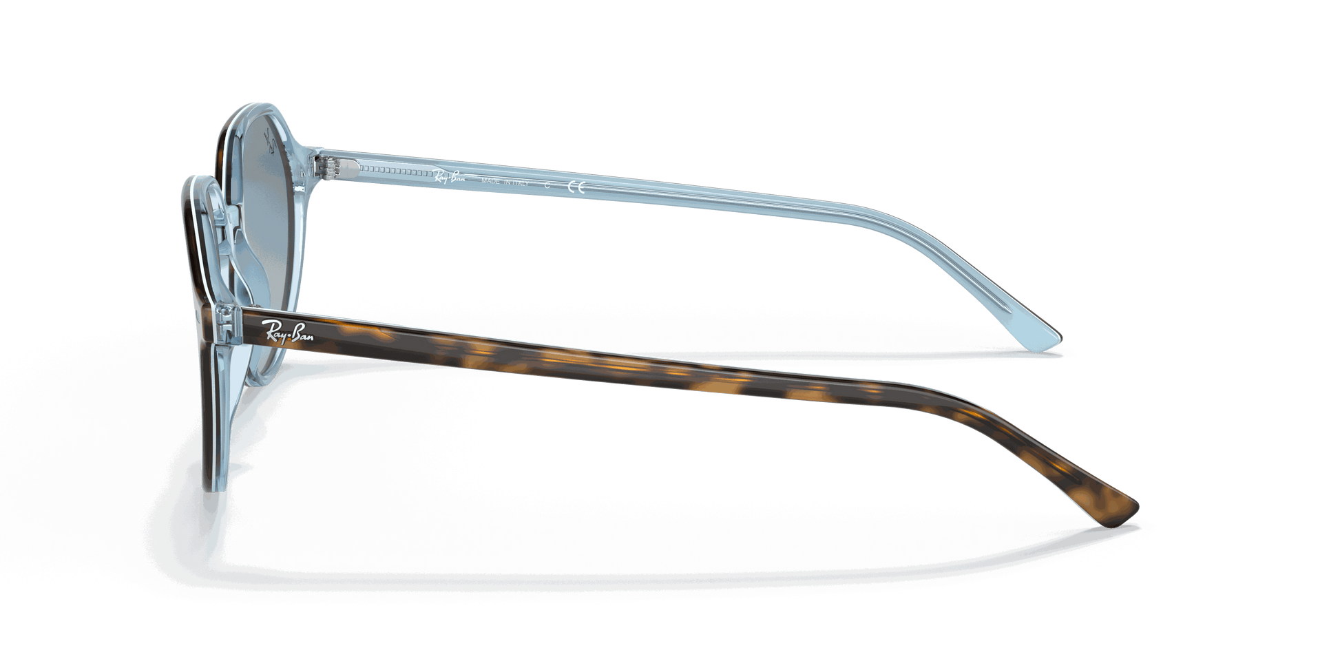 [Blue Gradient Grey Lenses, Polished Havana On Light Blue Frame]