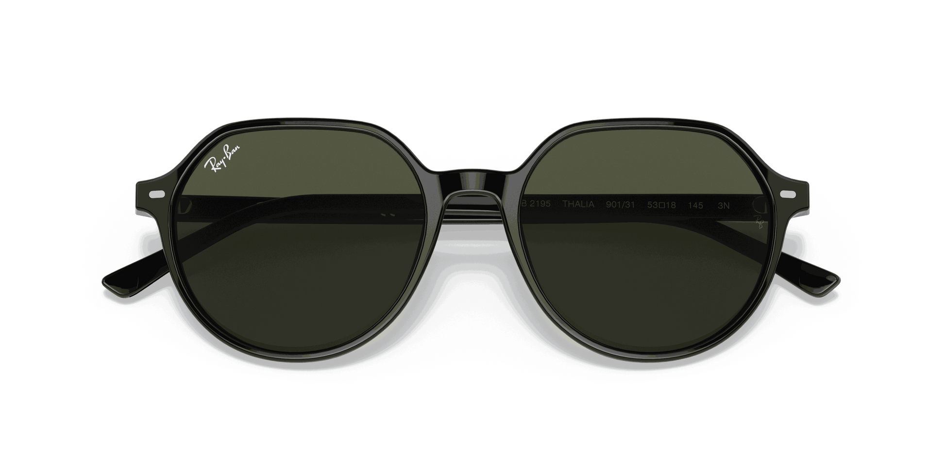 [Green Lenses, Polished Black Frame]