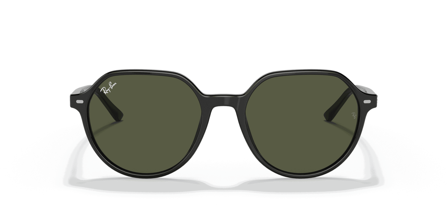 [Green Lenses, Polished Black Frame]