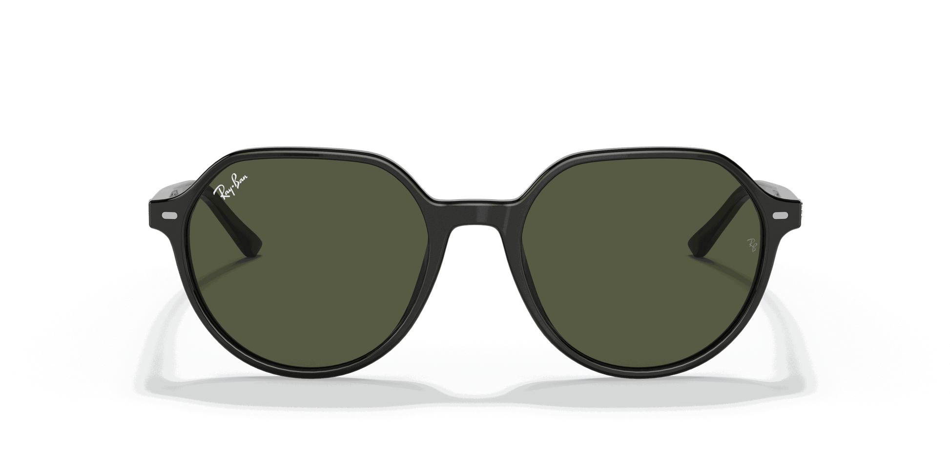 [Green Lenses, Polished Black Frame]