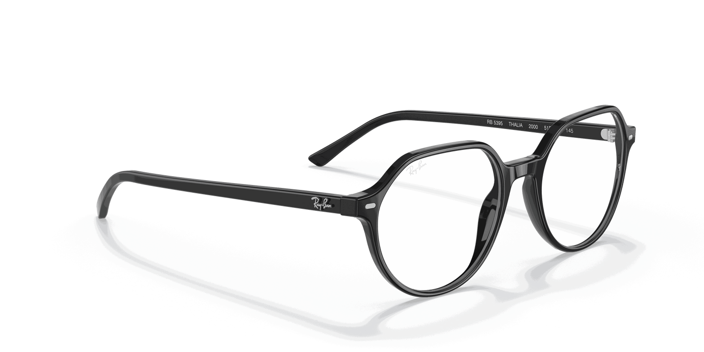 [Clear Lenses, Polished Black Frame]