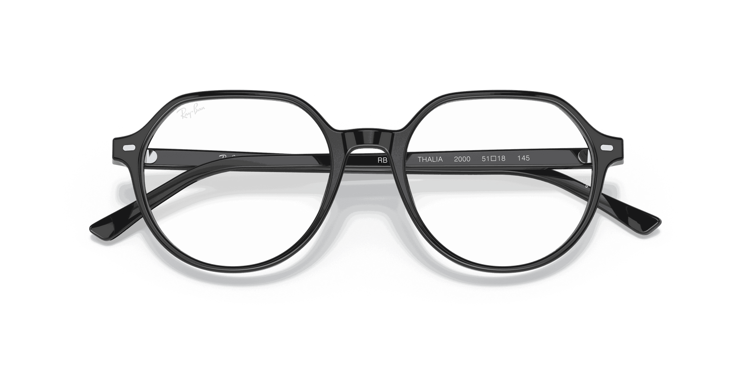 [Clear Lenses, Polished Black Frame]