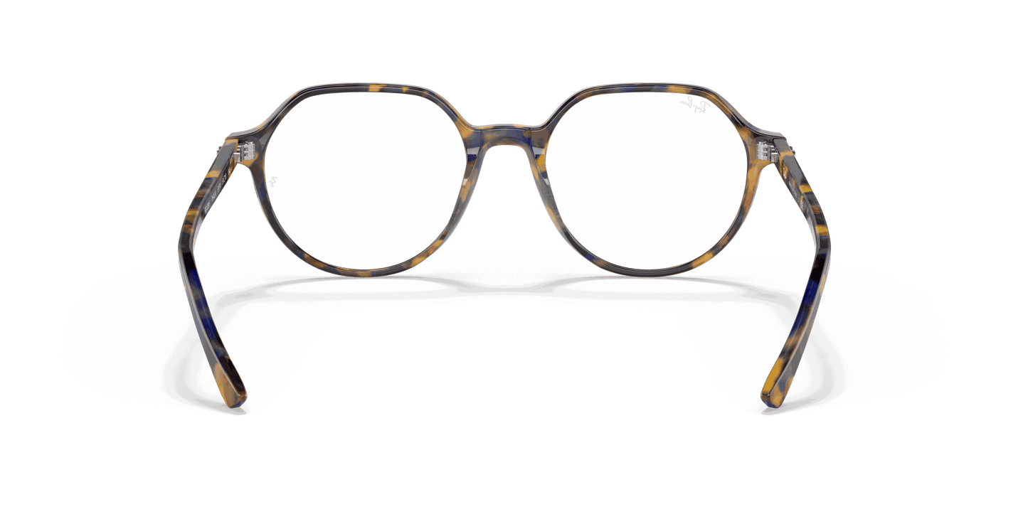 [Clear Lenses, Polished Yellow & Blue Havana Frame]