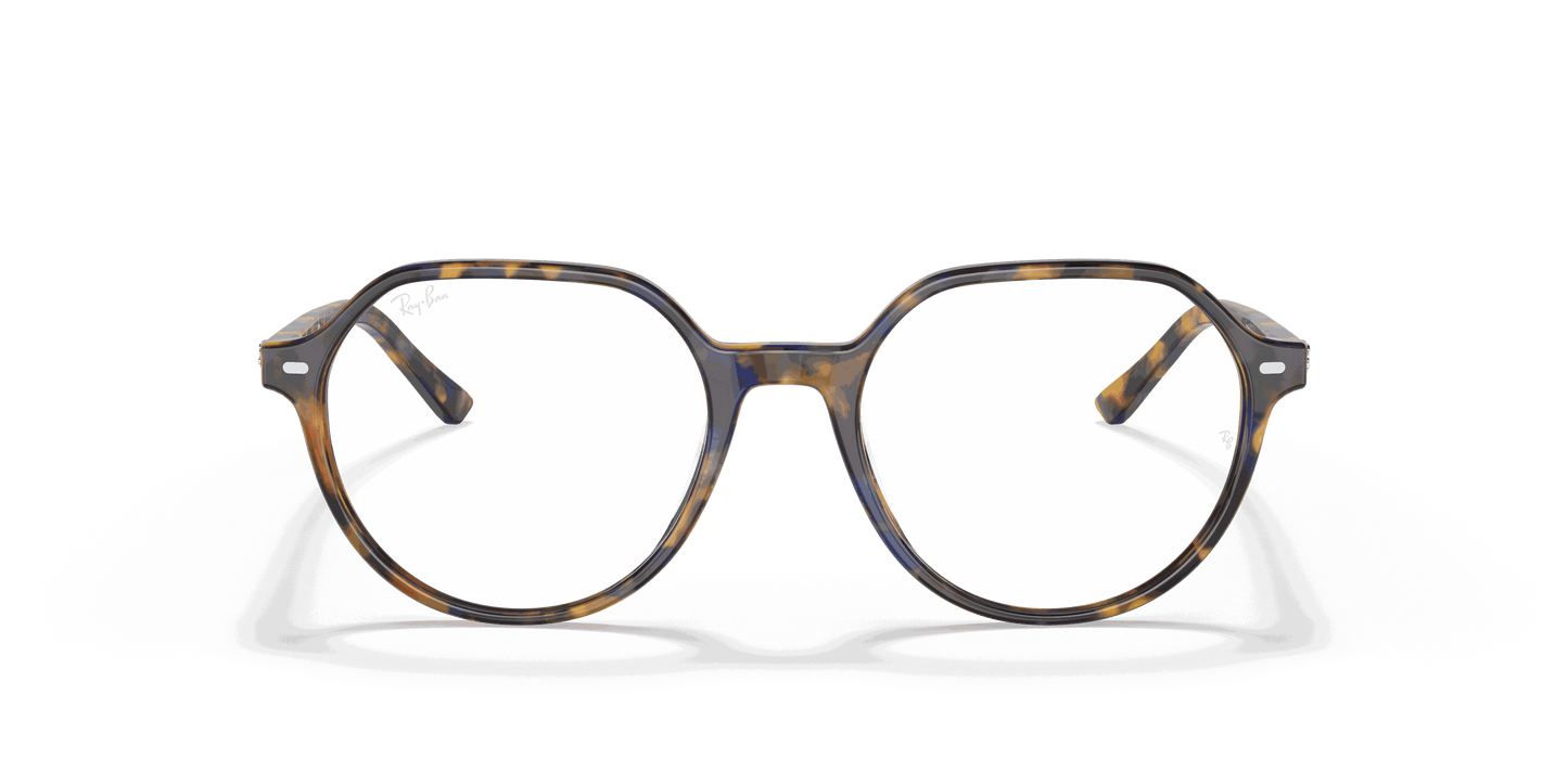 [Clear Lenses, Polished Yellow & Blue Havana Frame]