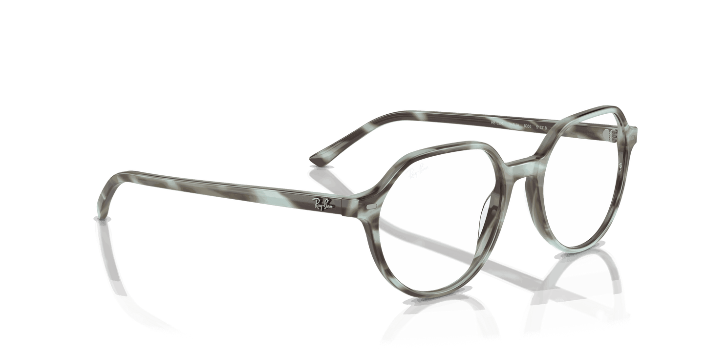 [Clear Lenses, Polished Striped Green Frame]