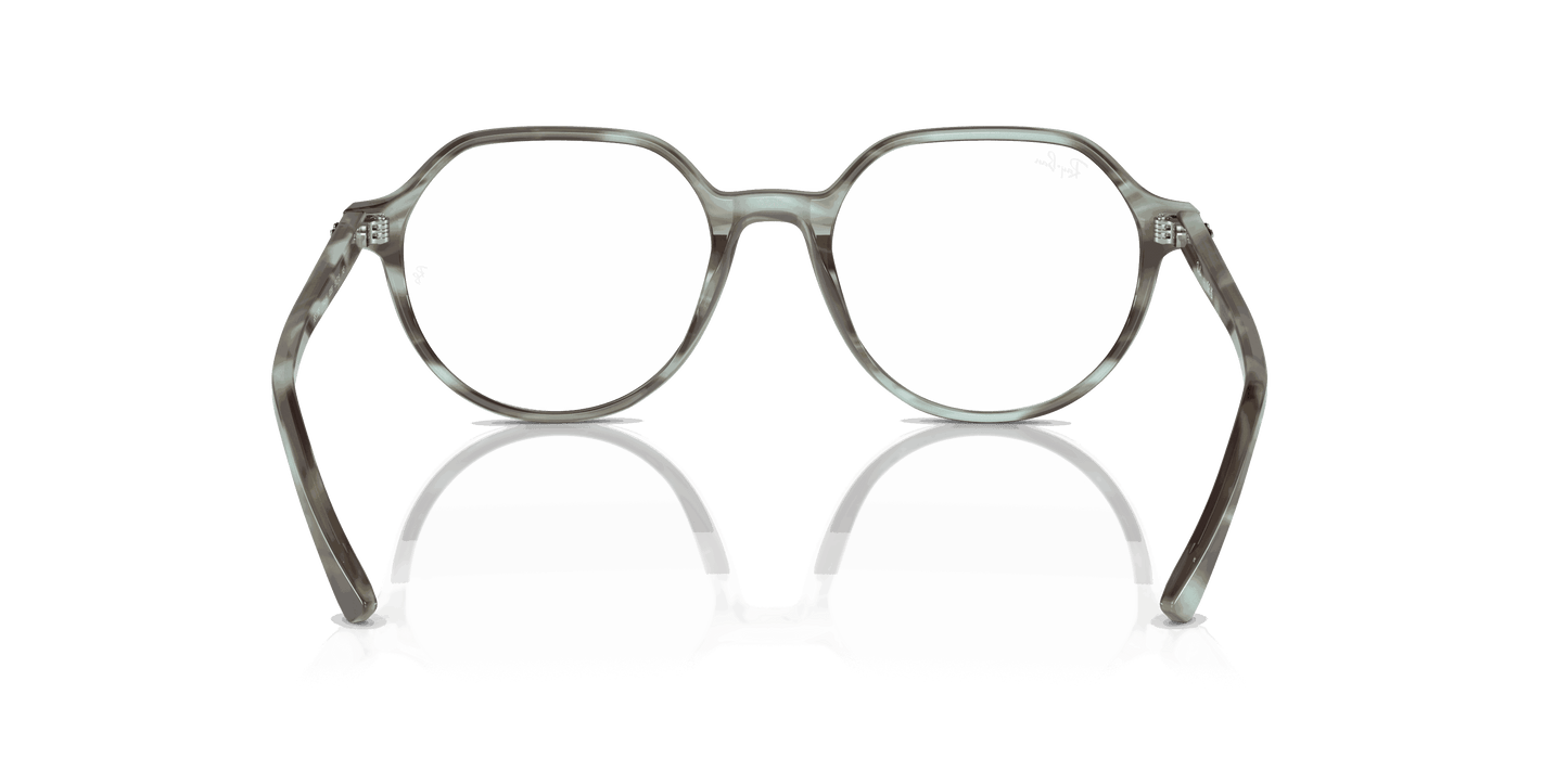 [Clear Lenses, Polished Striped Green Frame]
