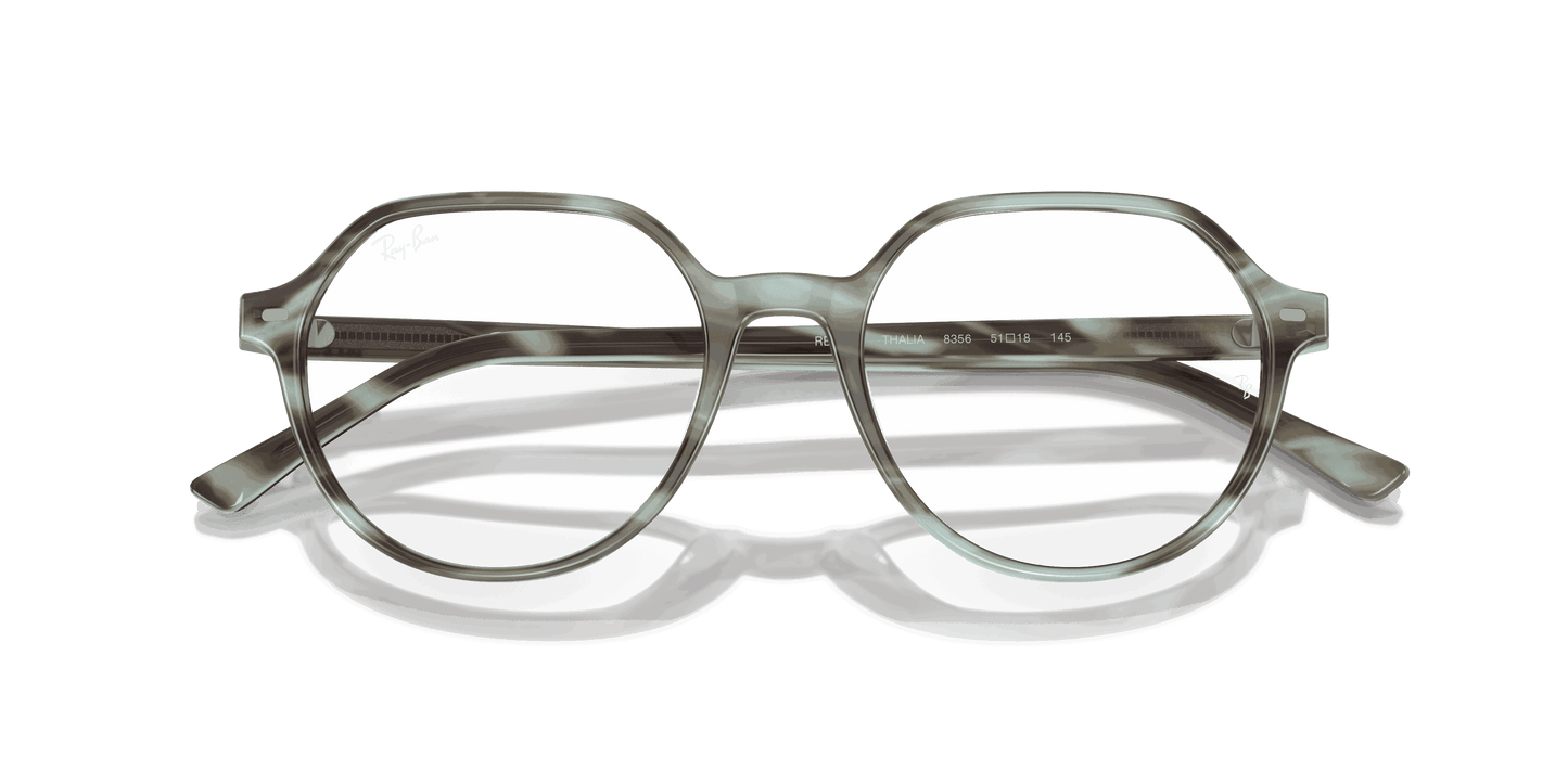 [Clear Lenses, Polished Striped Green Frame]