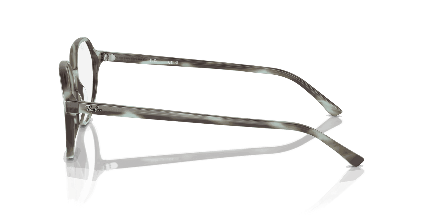 [Clear Lenses, Polished Striped Green Frame]