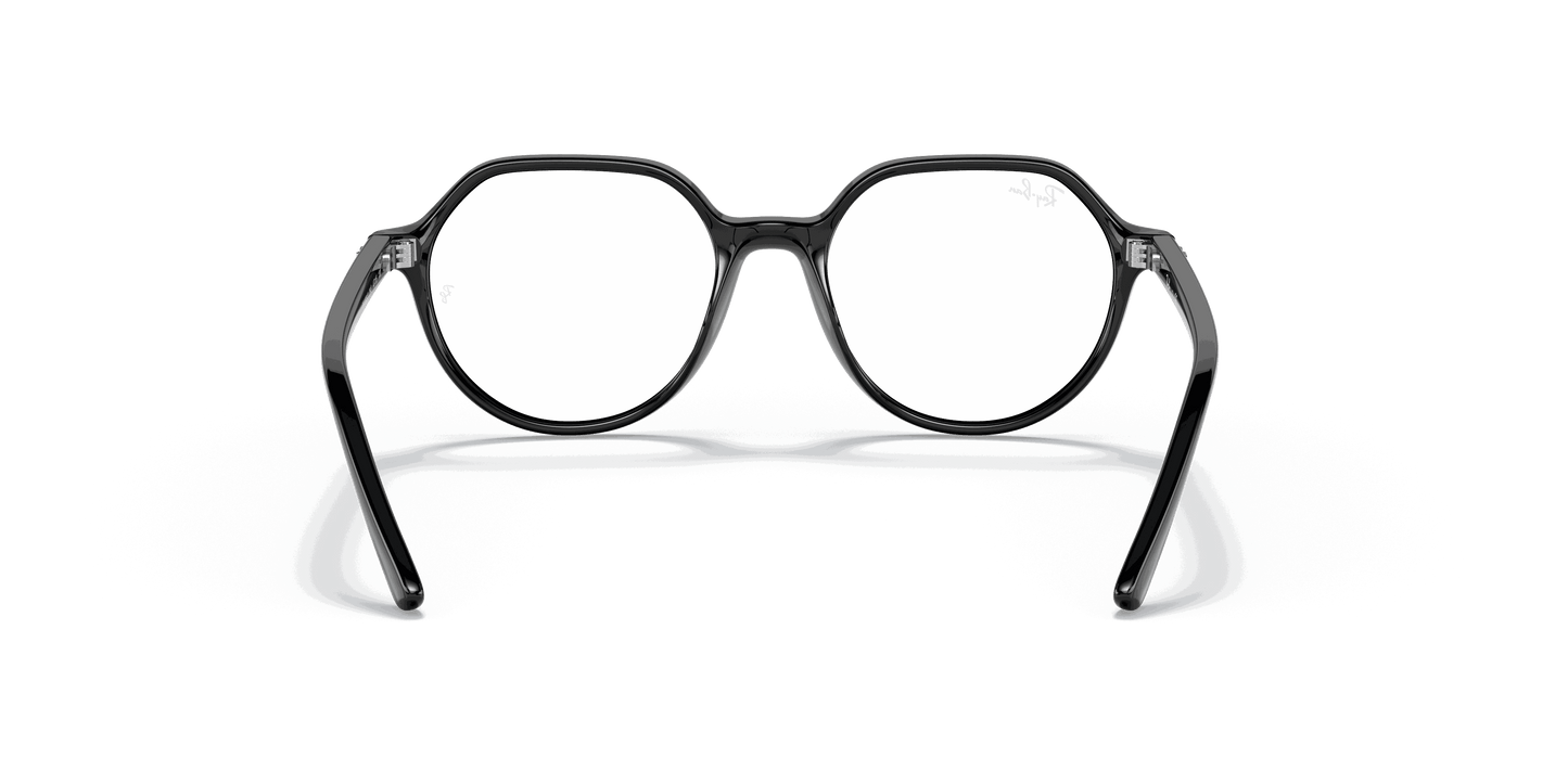 [Clear Lenses, Polished Black Frame]