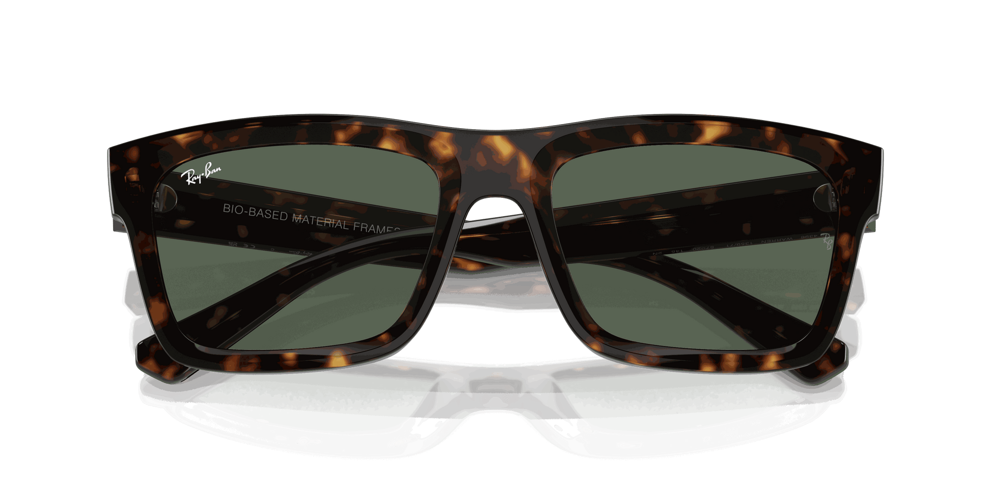 [Dark Blue Lenses, Polished Havana Frame]