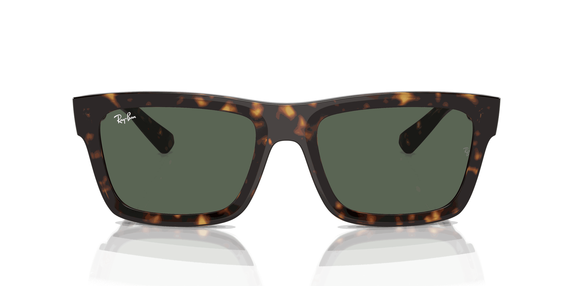 [Dark Blue Lenses, Polished Havana Frame]