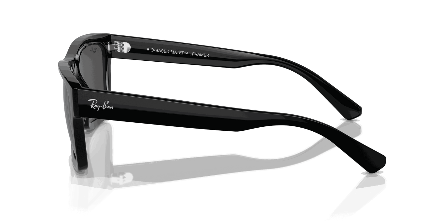 [Dark Grey Lenses, Polished Black Frame]