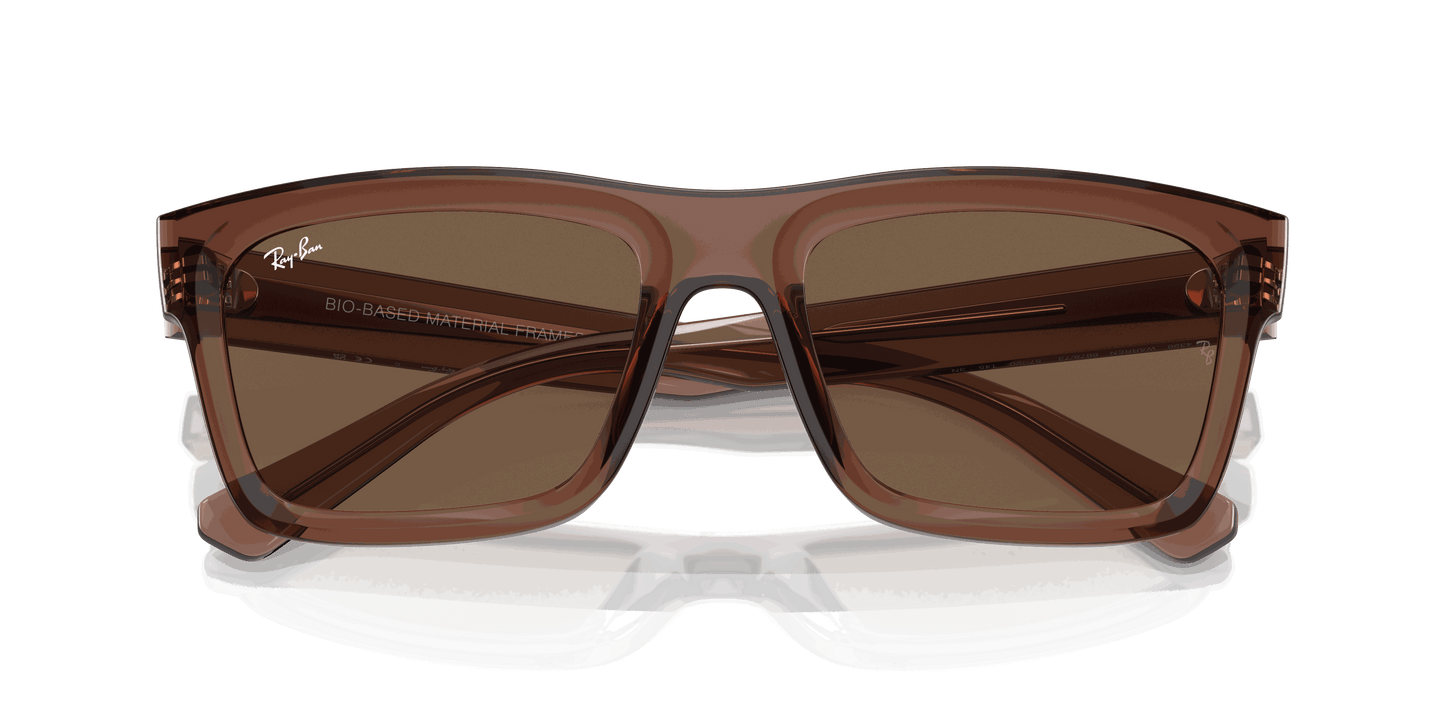 [Dark Brown Lenses, Polished Transparent Brown Frame]