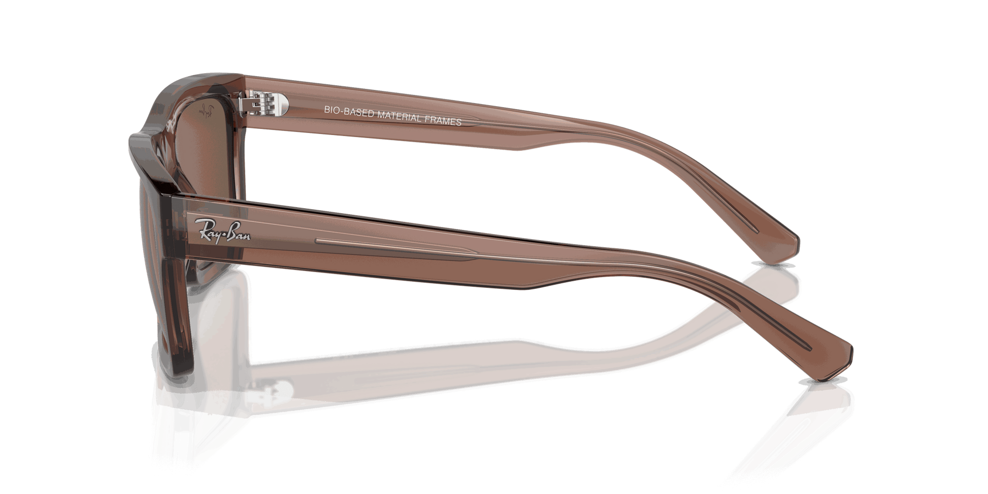 [Dark Brown Lenses, Polished Transparent Brown Frame]