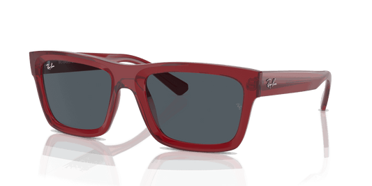 [Dark Grey Lenses, Polished Transparent Red Frame]