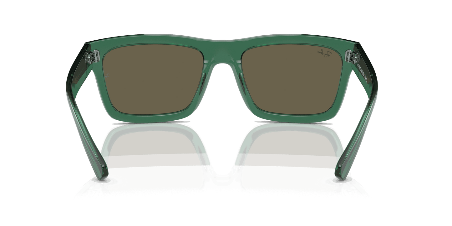 [Brown Lenses, Polished Transparent Green Frame]