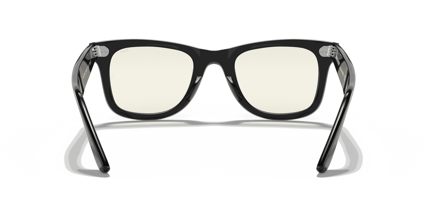 [Clear Grey Lenses, Polished Black Frame]