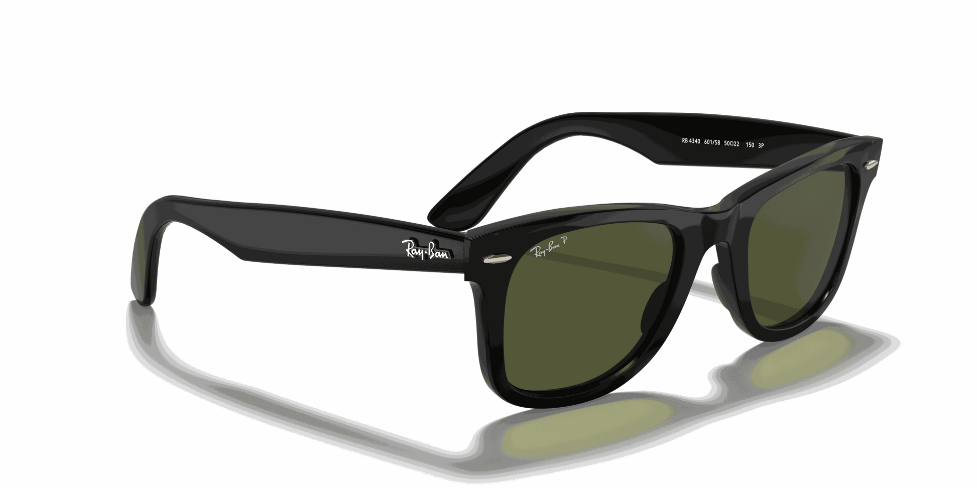 [G-15 Green Lenses, Polished Black Frame]