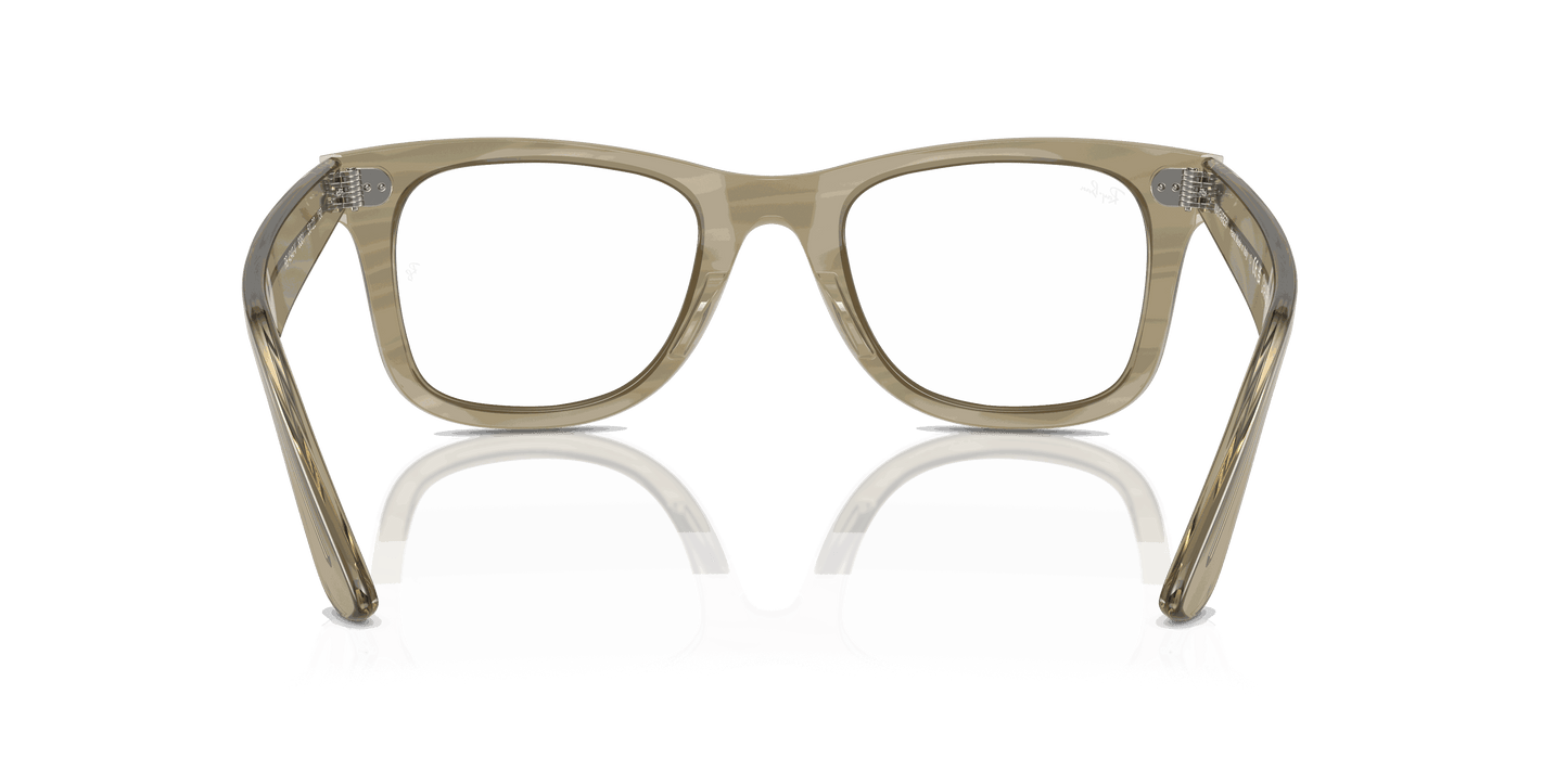 [Clear Lenses, Polished Photo Striped Grey Frame]