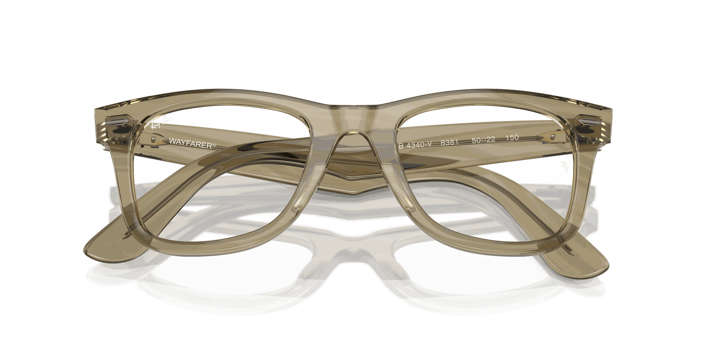 [Clear Lenses, Polished Photo Striped Grey Frame]