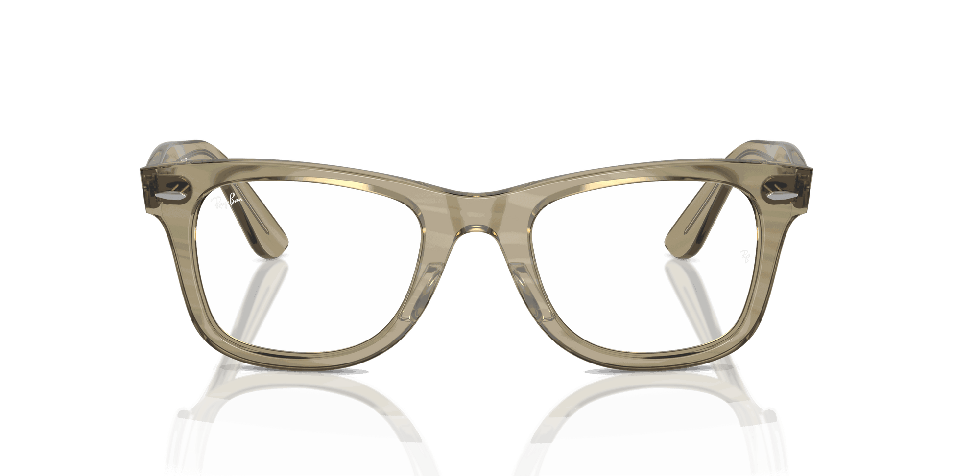 [Clear Lenses, Polished Photo Striped Grey Frame]