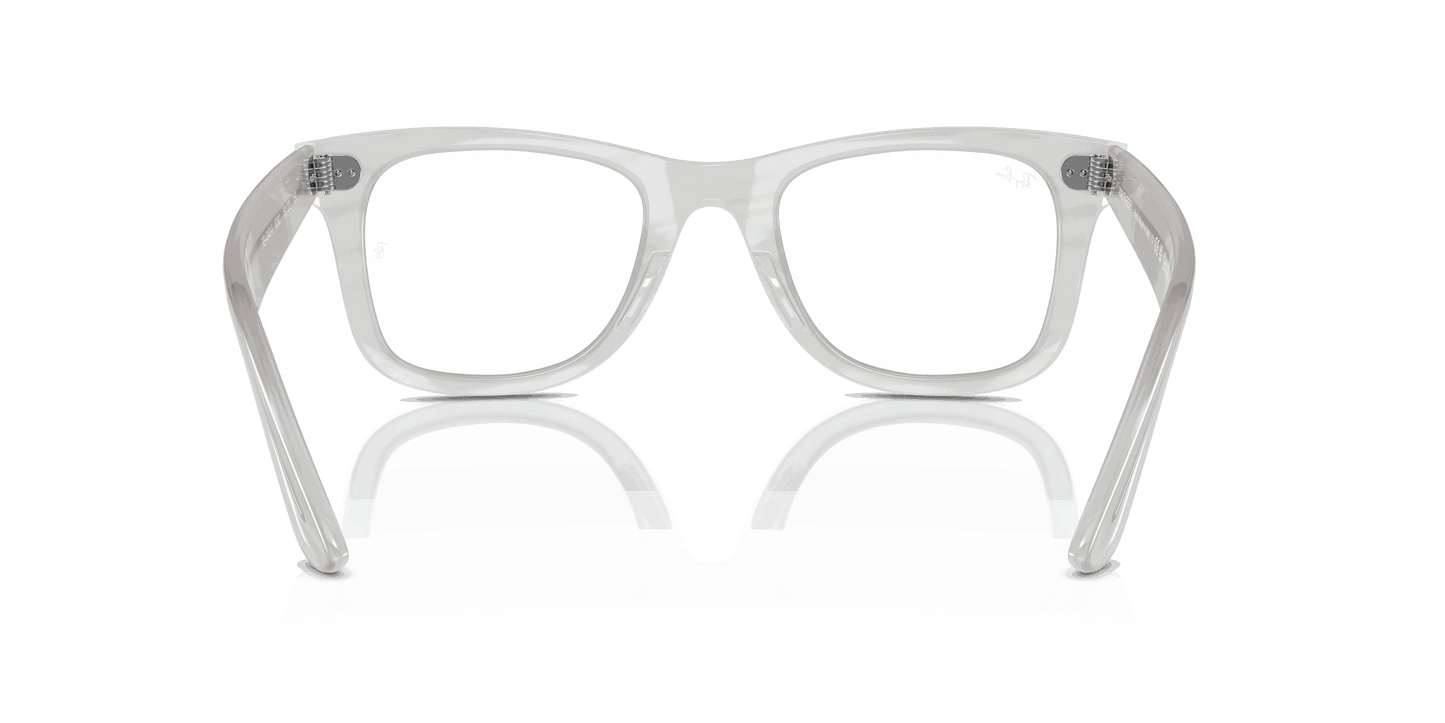 [Clear Lenses, Polished Photo Striped Light Blue Frame]