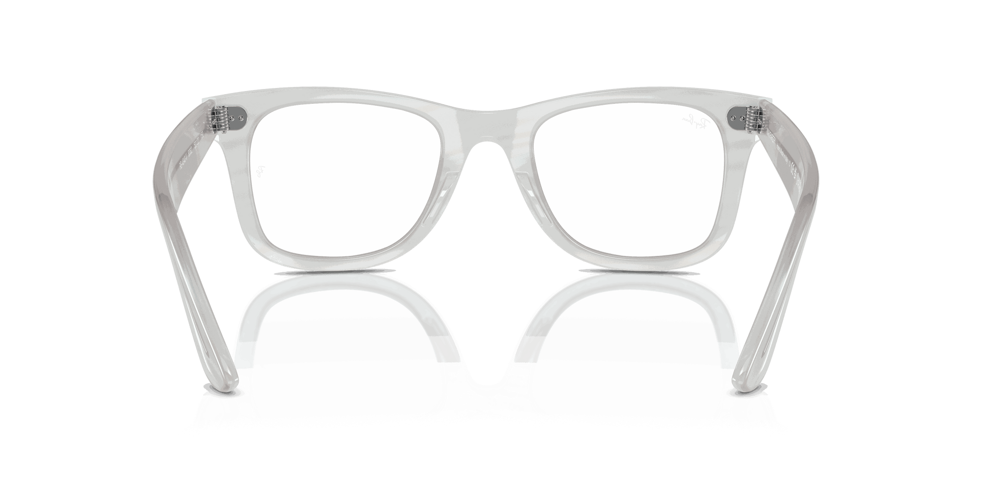 [Clear Lenses, Polished Photo Striped Light Blue Frame]