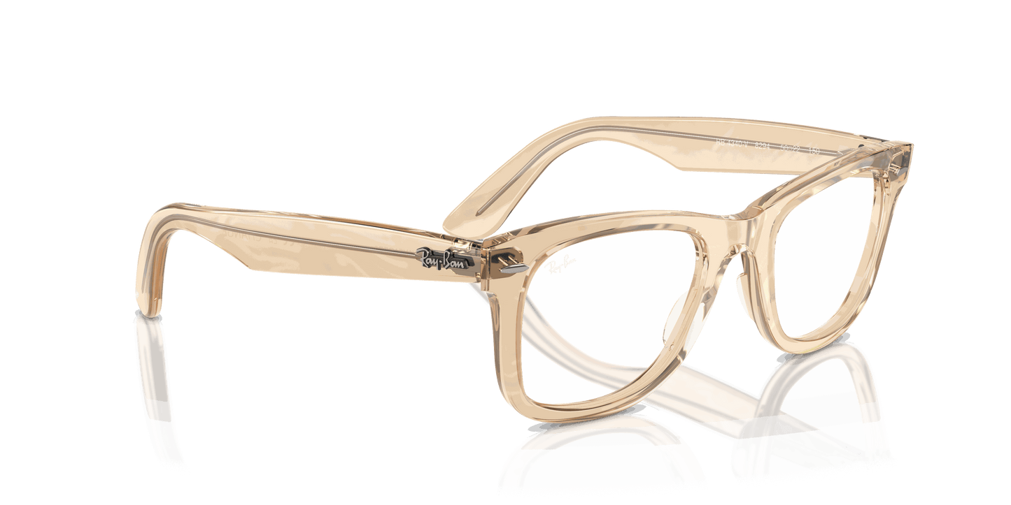 [Demo Lens Lenses, Polished Photo Waves Brown Frame]