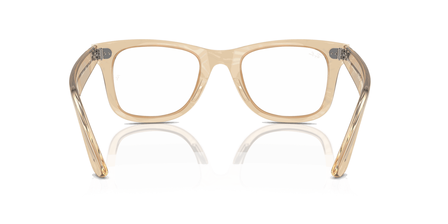 [Demo Lens Lenses, Polished Photo Waves Brown Frame]