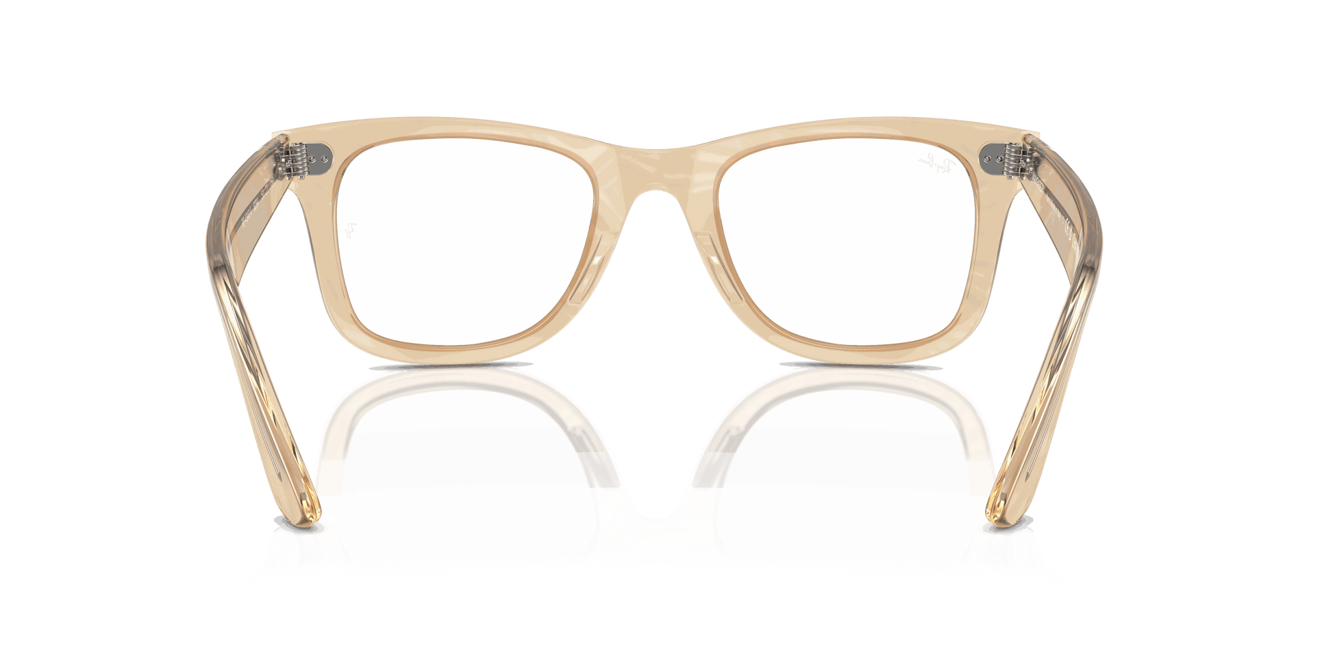 [Demo Lens Lenses, Polished Photo Waves Brown Frame]