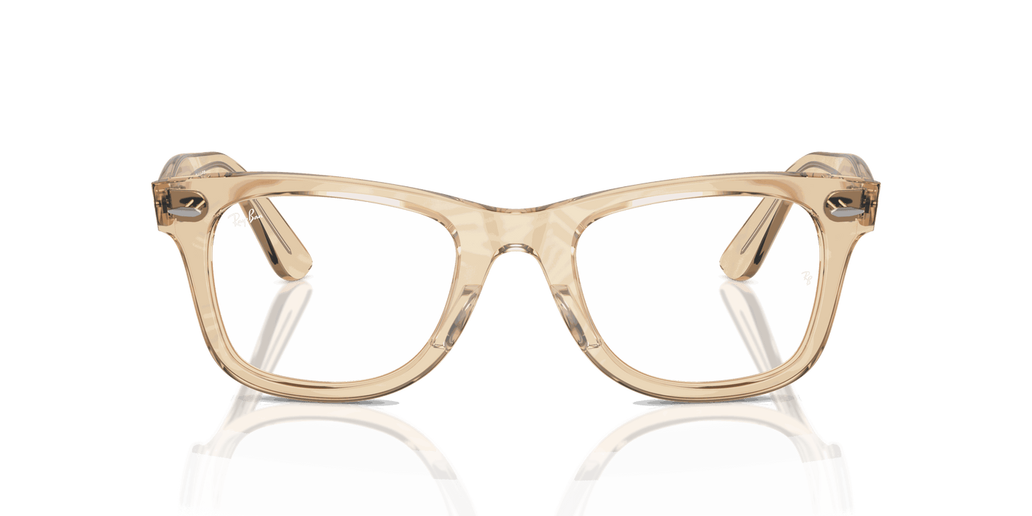 [Demo Lens Lenses, Polished Photo Waves Brown Frame]