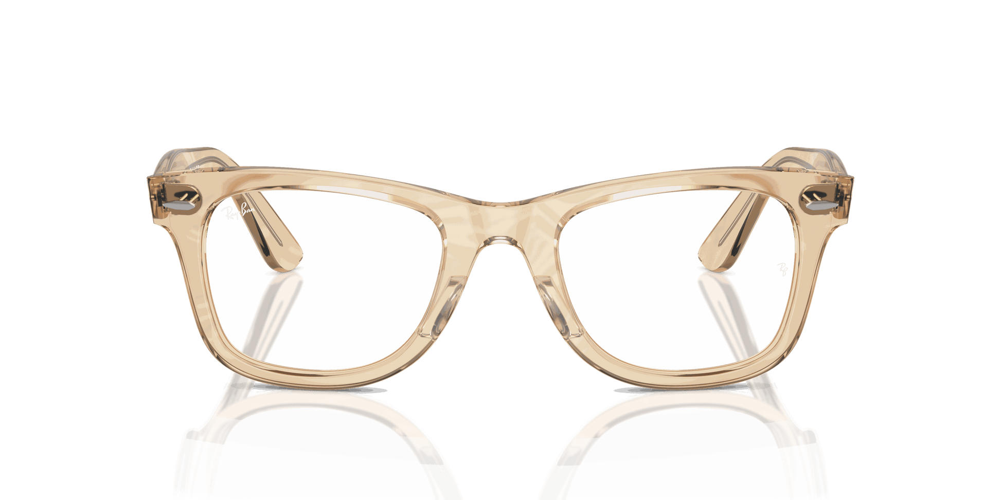 [Demo Lens Lenses, Polished Photo Waves Brown Frame]