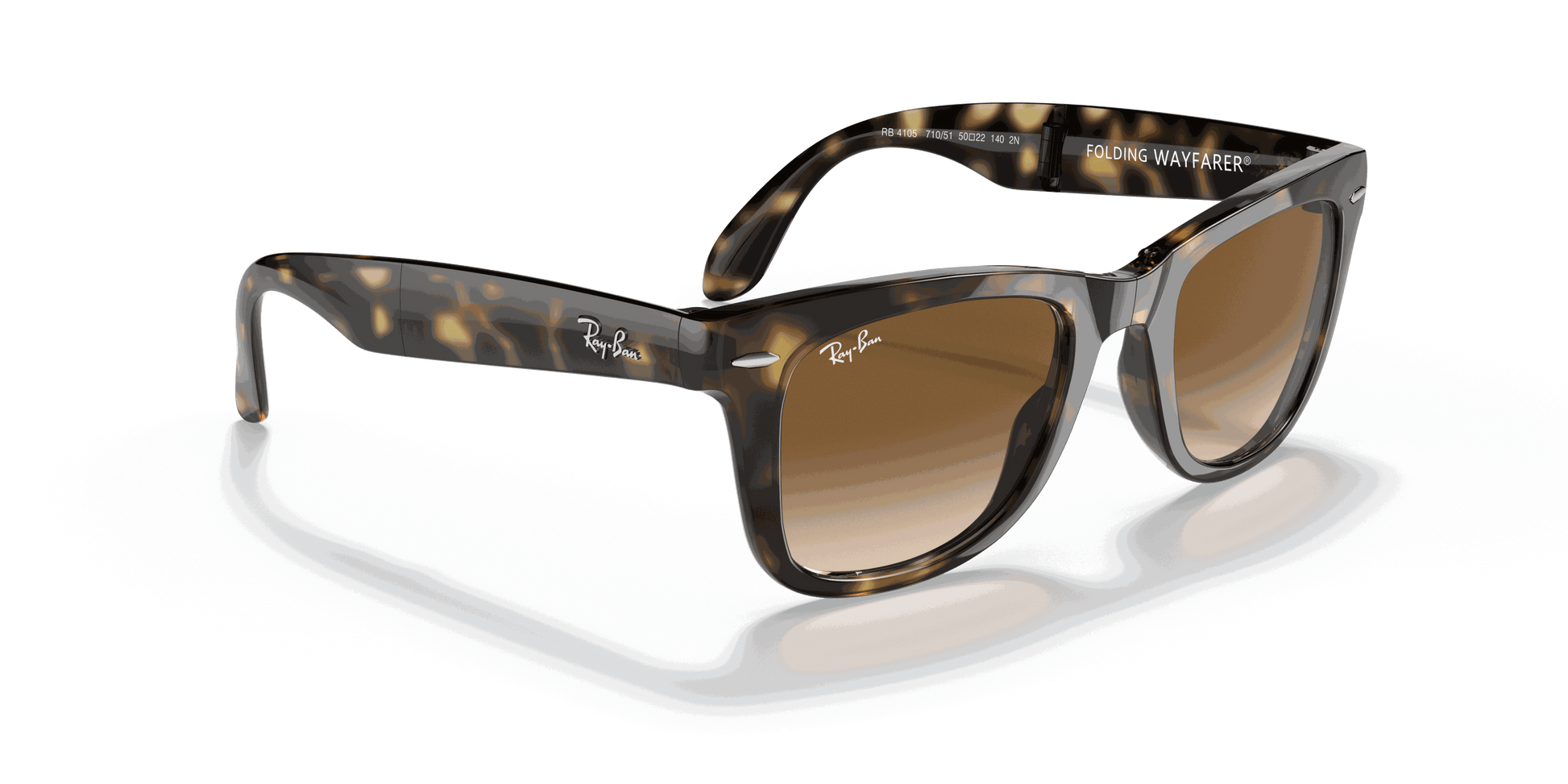 [Light Brown Gradient Lenses, Polished Light Havana Frame]
