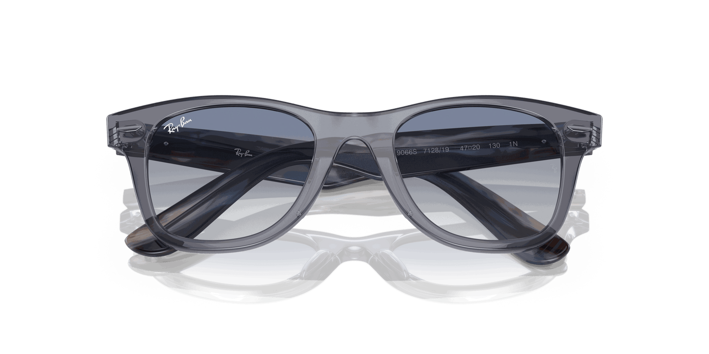 [Blue Lenses, Polished Transparent Blue Frame]