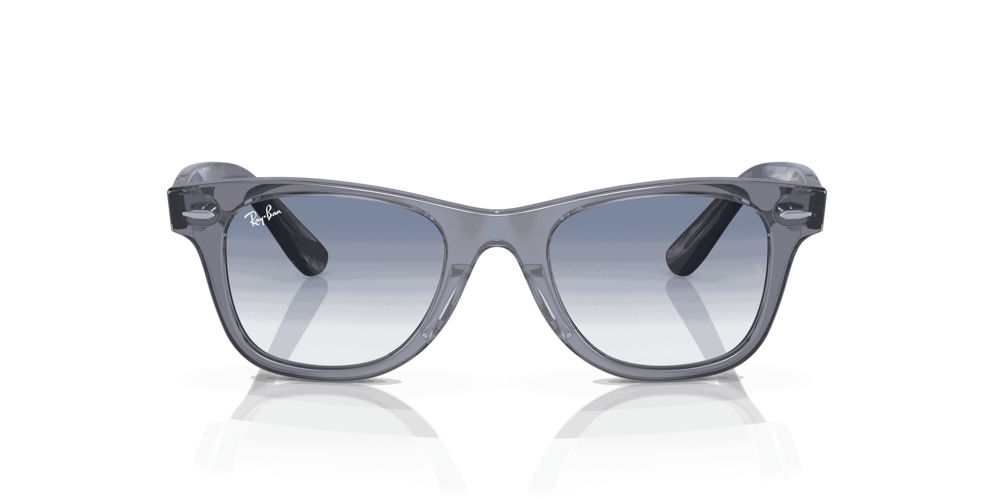 [Blue Lenses, Polished Transparent Blue Frame]