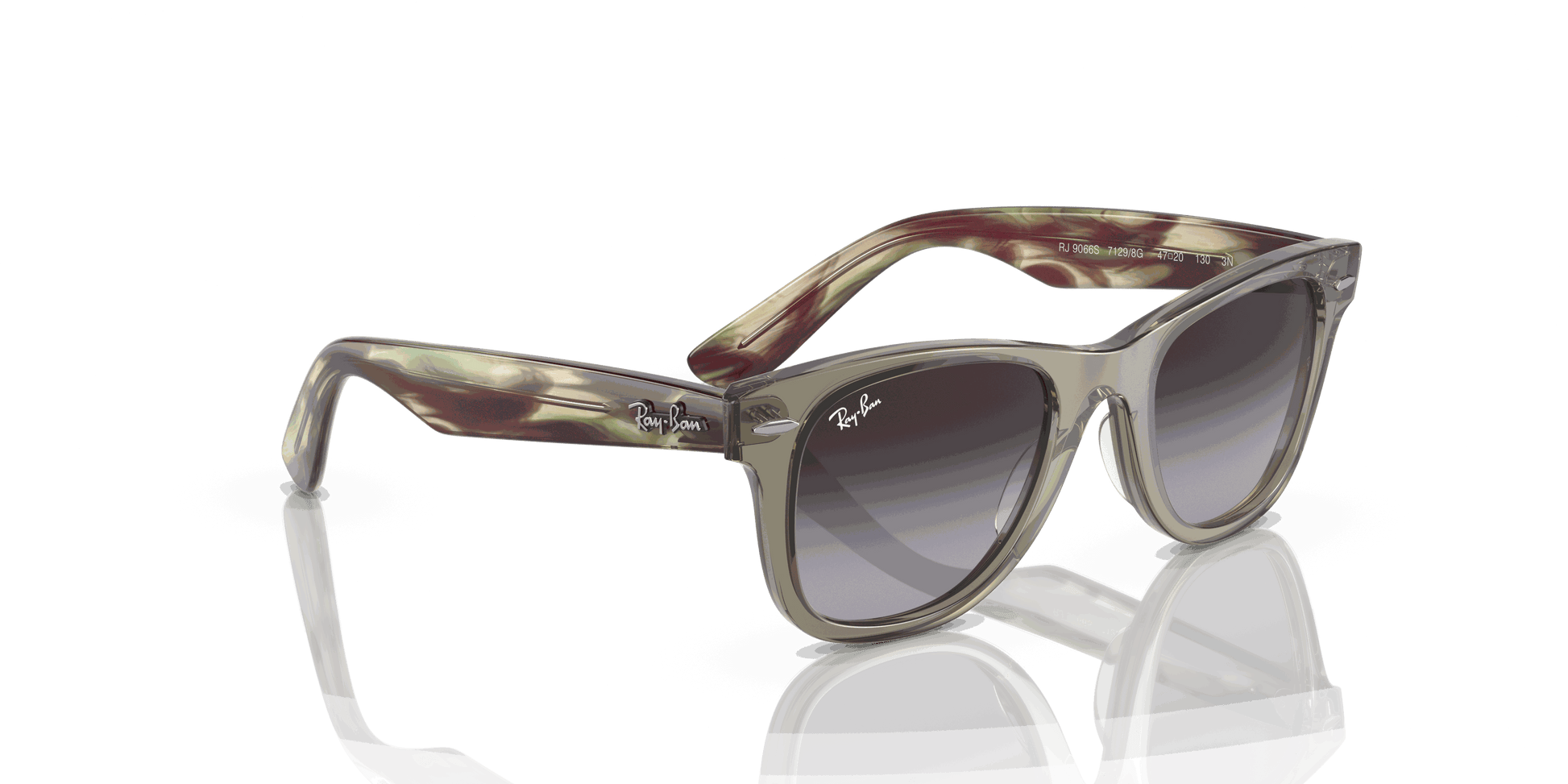 [Grey Lenses, Polished Transparent Green Frame]