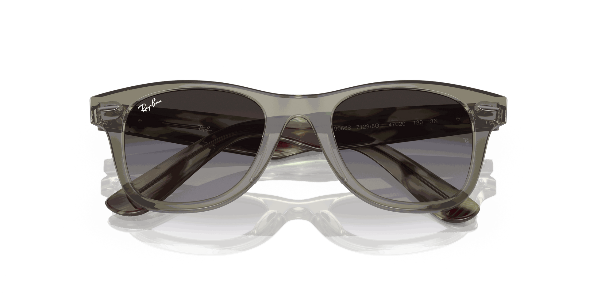 [Grey Lenses, Polished Transparent Green Frame]